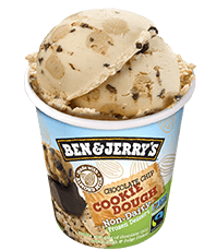 photo of Ben & Jerry's Chocolate Chip Cookie Dough Non-Dairy Frozen Dessert shared by @yan-soon on  28 Apr 2021 - review