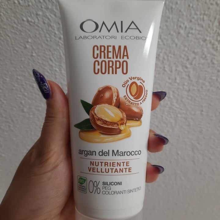 photo of Omia Crema corpo olio d’argan shared by @giusii on  28 Aug 2022 - review