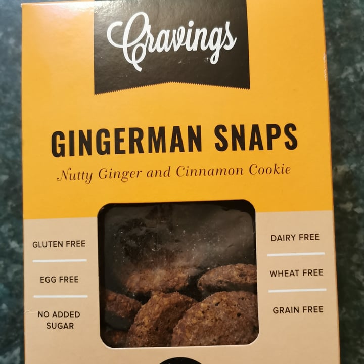 photo of Cravings Gingerman Snaps shared by @veganpower001 on  04 Jul 2020 - review