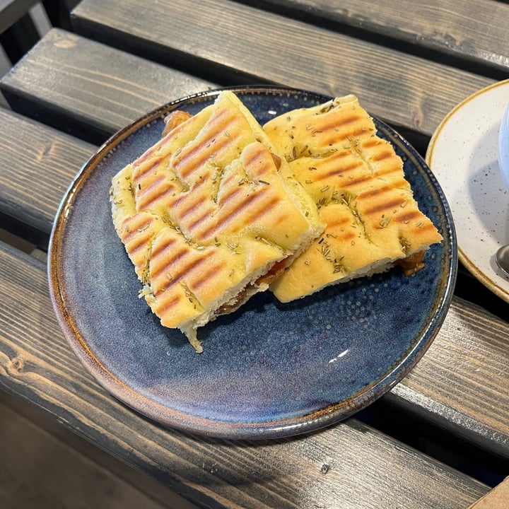 photo of Revival Cafe Chick*n Teriyaki Focaccia shared by @abbyflo on  17 Sep 2022 - review