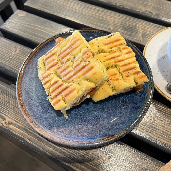 review photo of Revival Cafe Chick*n Teriyaki Focaccia shared by @abbyflo on 17 Sep 2022 - review
