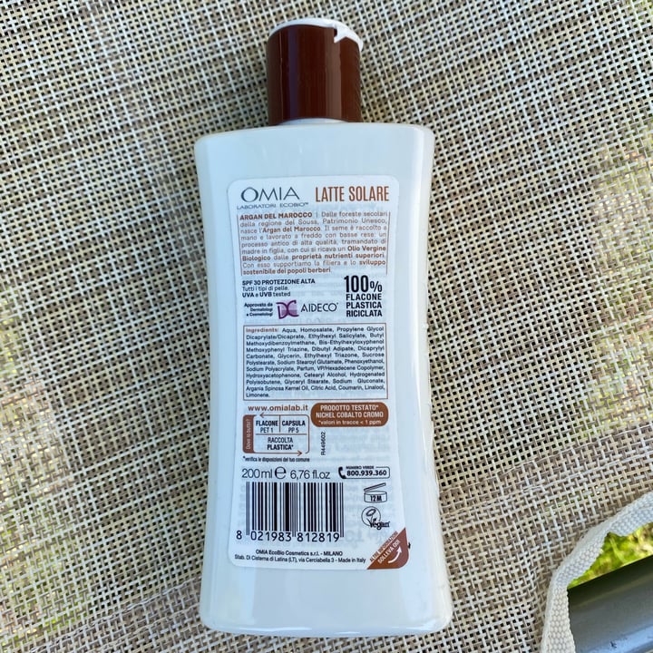 review photo of Omia Latte Solare 30 shared by @eliana89 on 01 May 2022 - review