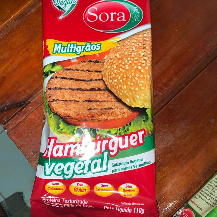 photo of Sora Hambúrguer vegetal - Sora shared by @jumassala on  14 Jan 2022 - review