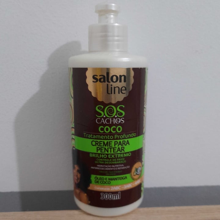 photo of Salon line Ativador de cachos de coco - SOS cachos shared by @heloisademorais on  08 Jan 2022 - review