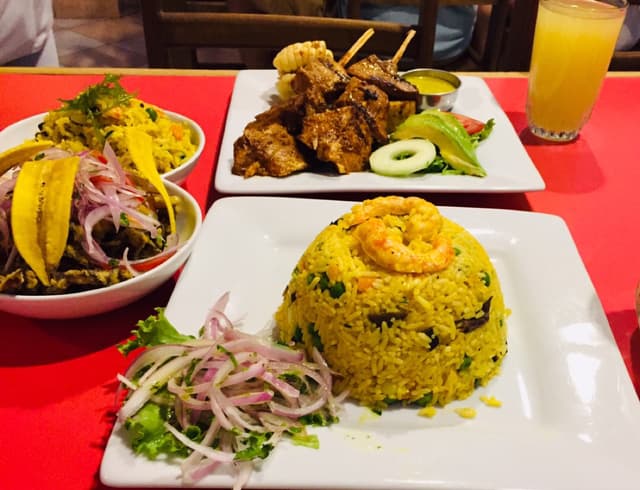 Photo of the dish “Arroz con mariscos vegano”