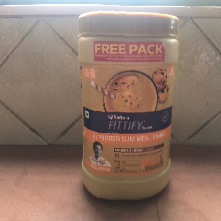 review photo of Saffola Fittify Gourmet Hi Protien Slim meal shake shared by @jainsimran on 22 Jul 2022 - review