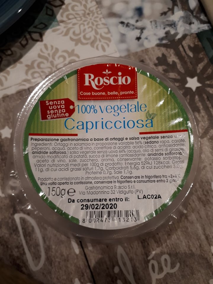 review photo of Roscio Capricciosa 100% Vegetale shared by @beababyes on 17 Feb 2020 - review