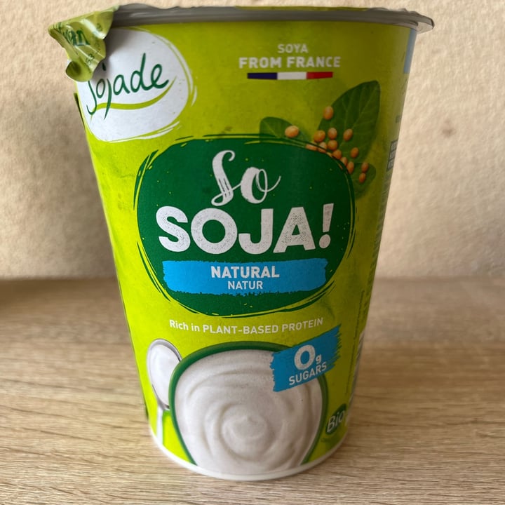 photo of Sojade Yogurt so soja natural shared by @mariabonioli on  01 Sep 2022 - review