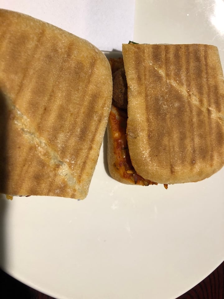 photo of Caffe Nero Vegan Meatball Sandwich shared by @gracielacie on  08 Feb 2020 - review