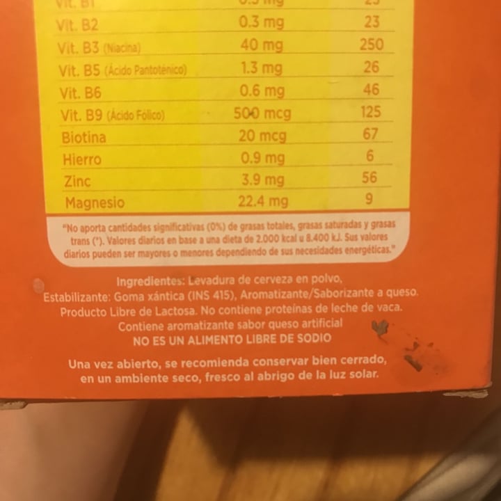 review photo of Nutrileva Levadura de Cerveza sabor Queso shared by @rochivazquez on 30 Mar 2020 - review