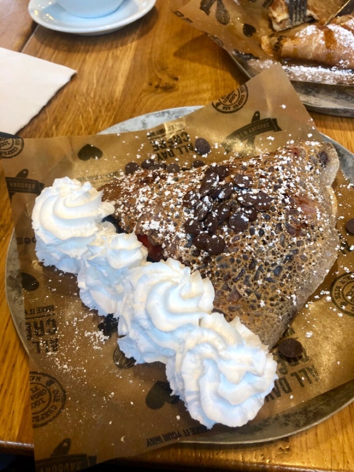 review photo of Crêpeaffaire Old Spitalfields Market I’ll have what she’s having (vegan) shared by @jemmaclarke on 16 Aug 2019 - review