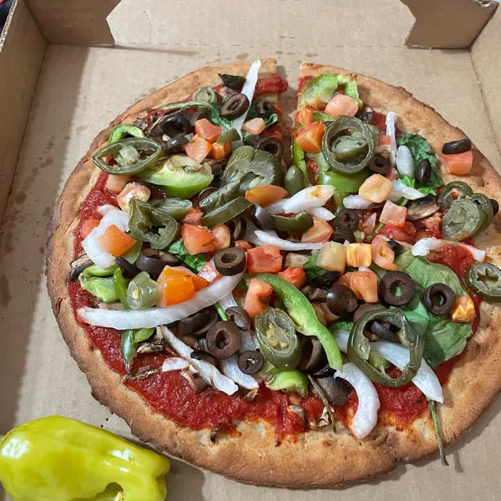 photo of Papa Johns Pizza Veggies Pizza No Cheese Gluten-free Crust shared by @vivalaviolet on  21 May 2022 - review