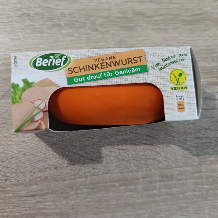 photo of Berief Vegane Schinkenwurst (meat sausage) shared by @cindylala on  21 Nov 2021 - review