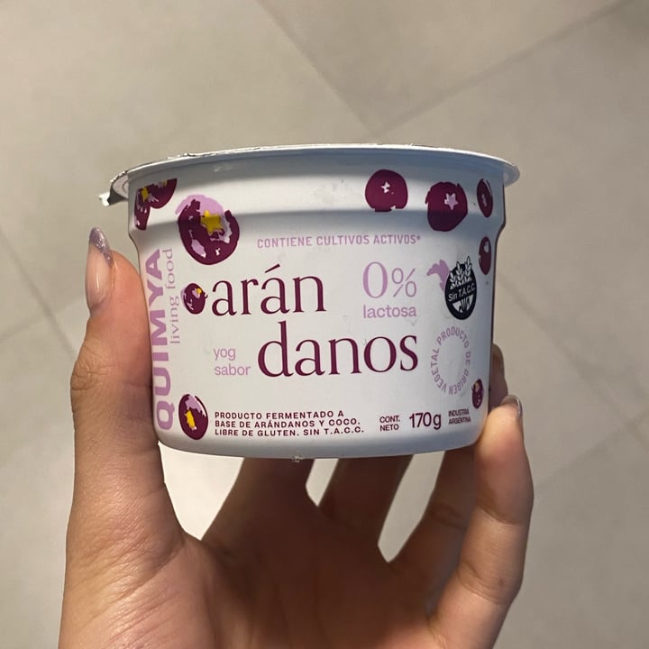 photo of Quimya Yogurt sabor Arándanos shared by @claritaoscurita on  11 Oct 2022 - review
