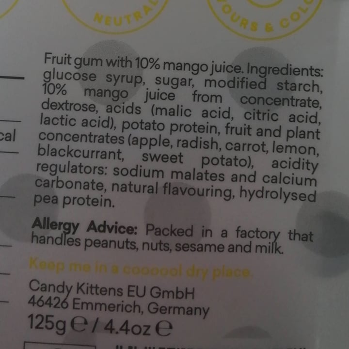 photo of Candy kittens Candy Kittens Tropical Mango shared by @laurrywhite on  03 Jun 2022 - review