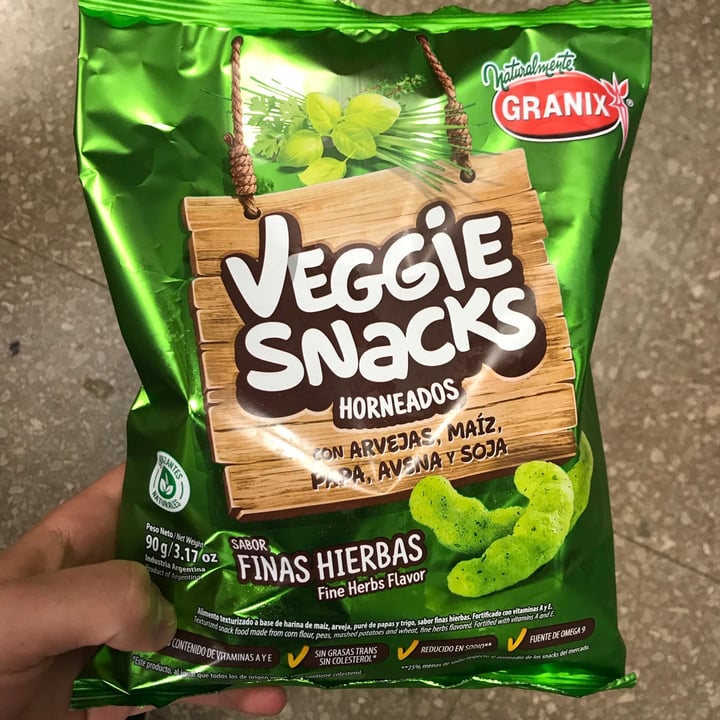 review photo of Granix Veggie Snacks Horneados Finas Hierbas shared by @carinagomez99 on 05 Sep 2020 - review