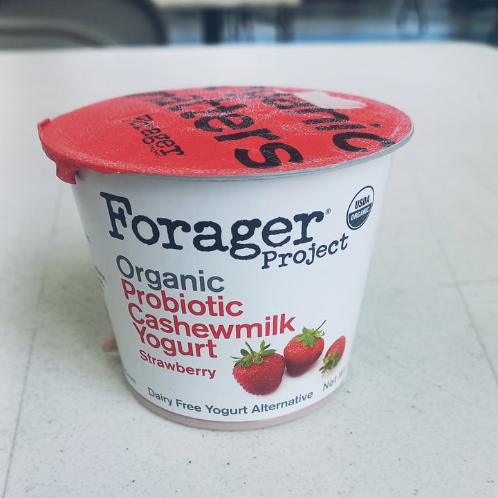photo of Forager Project Organic Dairy-free Cashewmilk Yogurt Strawberry shared by @kgeorgina on  15 Aug 2022 - review
