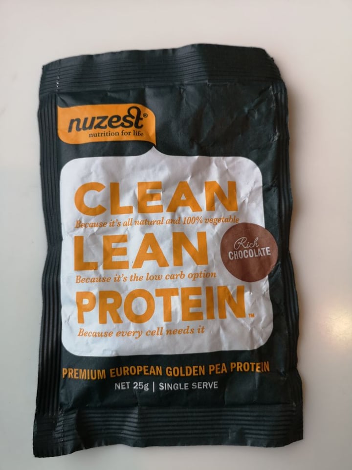 photo of Nuzest Clean Lean Protein - Rich Chocolate shared by @raffymabanag on  10 Aug 2019 - review
