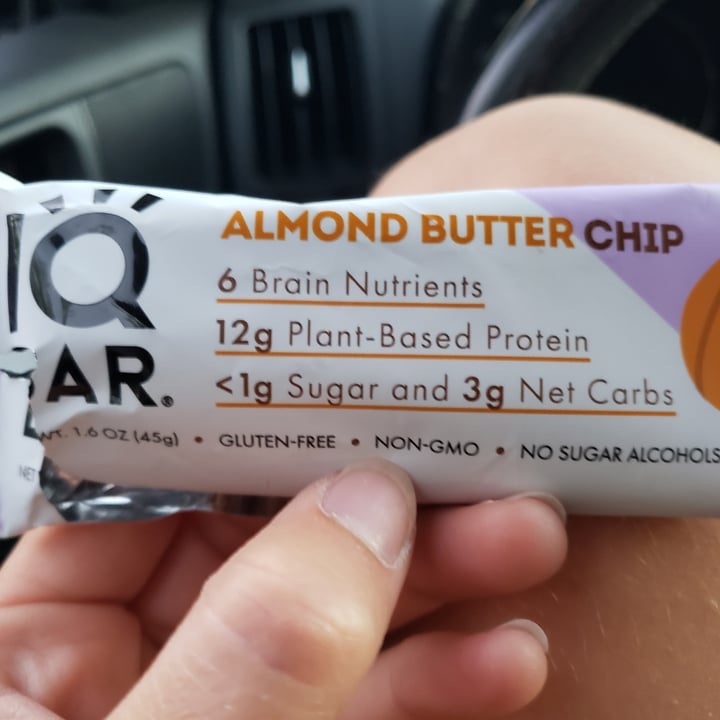 photo of IQ Bar Almond Butter Chip shared by @bostongambler on  17 Jul 2021 - review