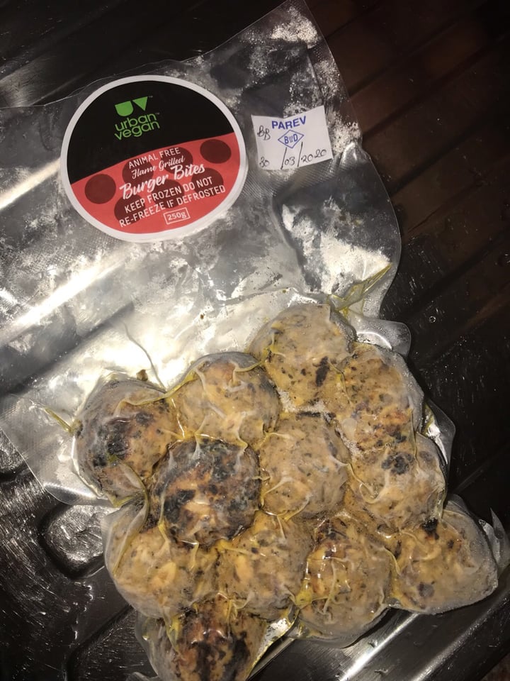 review photo of Urban Vegan Burger Bites shared by @claudialudwig on 28 Sep 2019 - review
