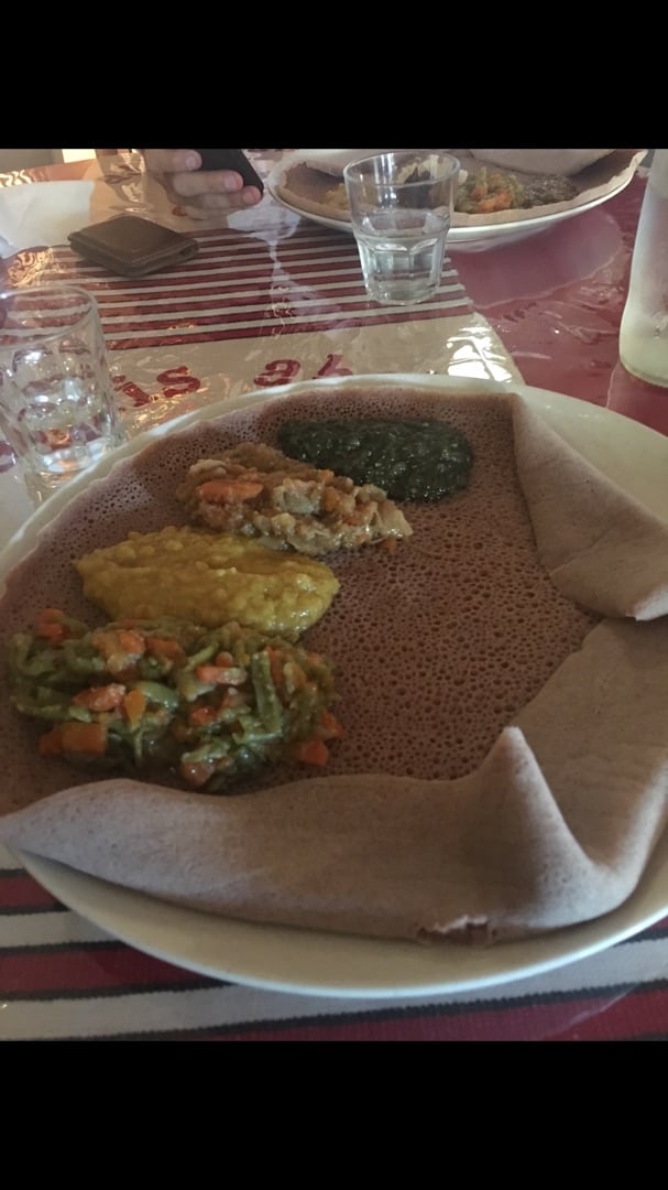 review photo of Addis Ababa Cafe Vegan Platter shared by @taylorwhitington on 01 Feb 2020 - review