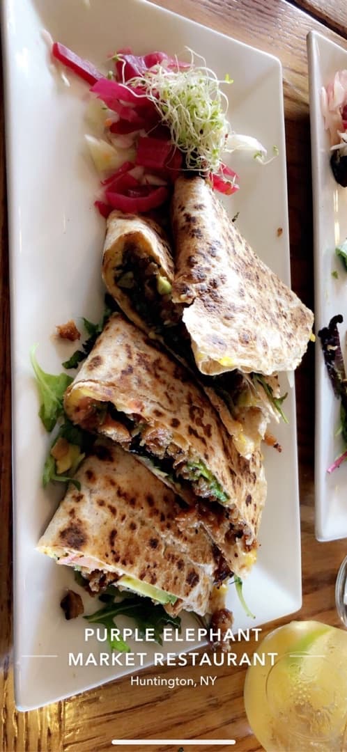 Foto do prato “Burnt ends quesadilla”