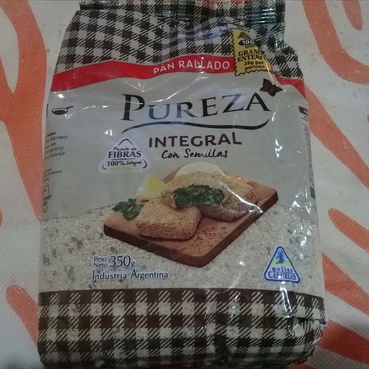 photo of Pureza Pan rallado integral con semillas shared by @juti12 on  13 May 2022 - review
