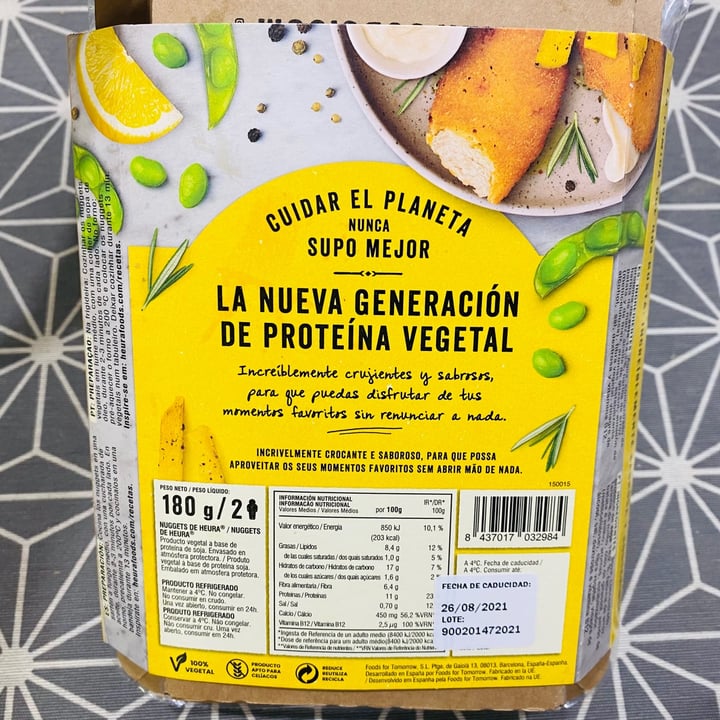 review photo of Heura Nuggets Originales shared by @scandreu on 14 Aug 2021 - review