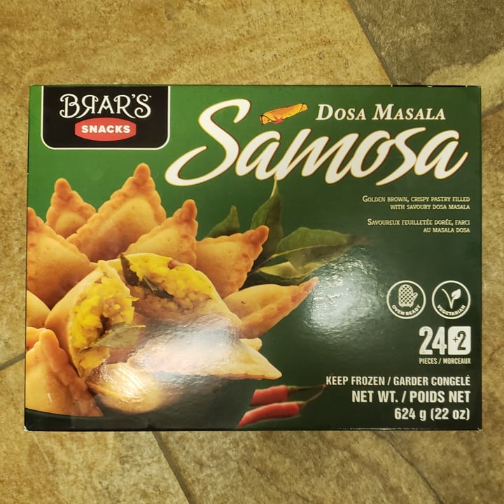 photo of Brar's Dosa Masala Samosa shared by @metalmel666 on  10 Dec 2021 - review