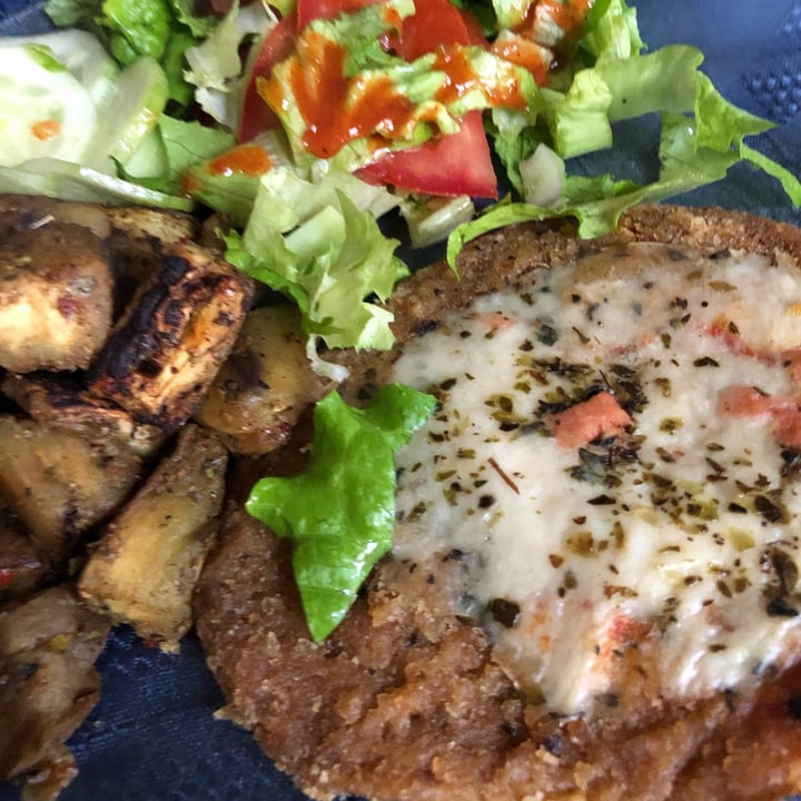 review photo of Green Dragon - Vegan food Milanesa a la Napolitana shared by @xeci on 31 Jul 2022 - review
