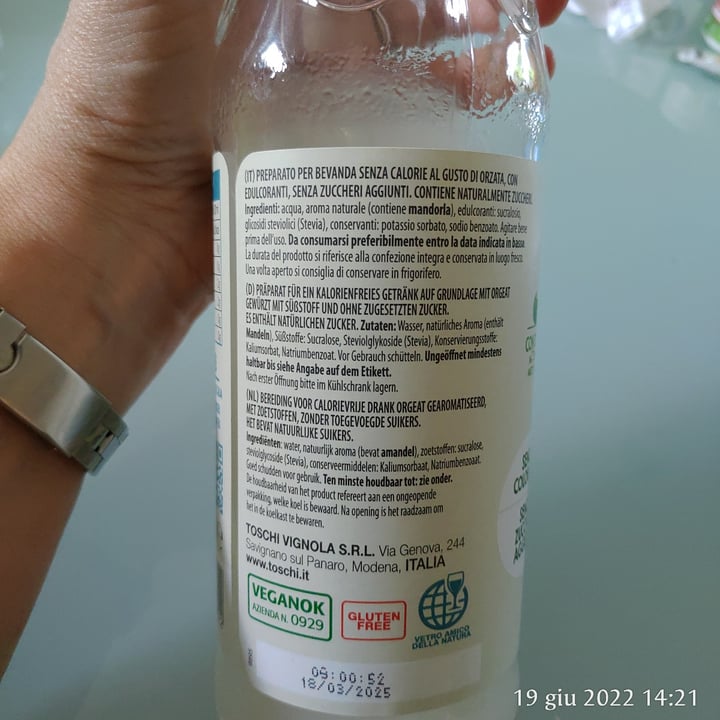 review photo of Toschi linea zero orzata shared by @eriros72 on 19 Jun 2022 - review