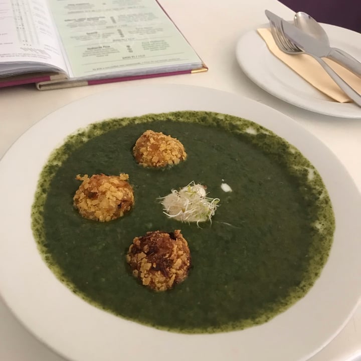 photo of Napfényes Restaurant and Confectionery Spinach Stew with Fried Vegetable Rice Balls shared by @bbrunner85 on  12 Oct 2021 - review