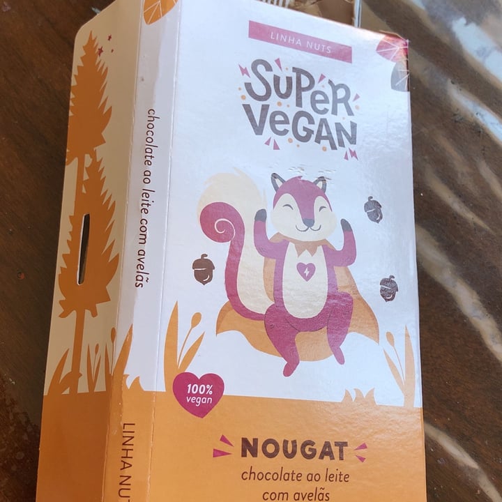 photo of Super Vegan Barra de chocolate - Nougat 70% shared by @tamirishp on  22 Mar 2022 - review