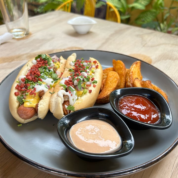 review photo of Alquimia Vegana Chili Dogs 🌭 shared by @veganeandoporelmundo on 11 Dec 2022 - review