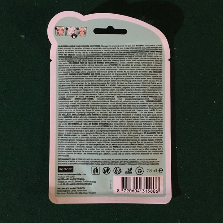 photo of Sence Magic Facial Sheet Mask shared by @mims26 on  06 Sep 2022 - review