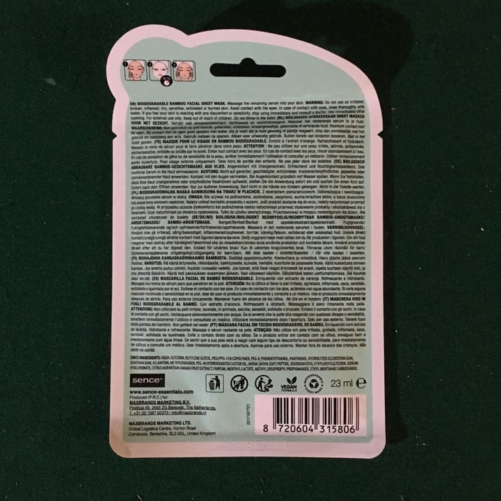 photo of Sence Magic Facial Sheet Mask shared by @mims26 on  06 Sep 2022 - review