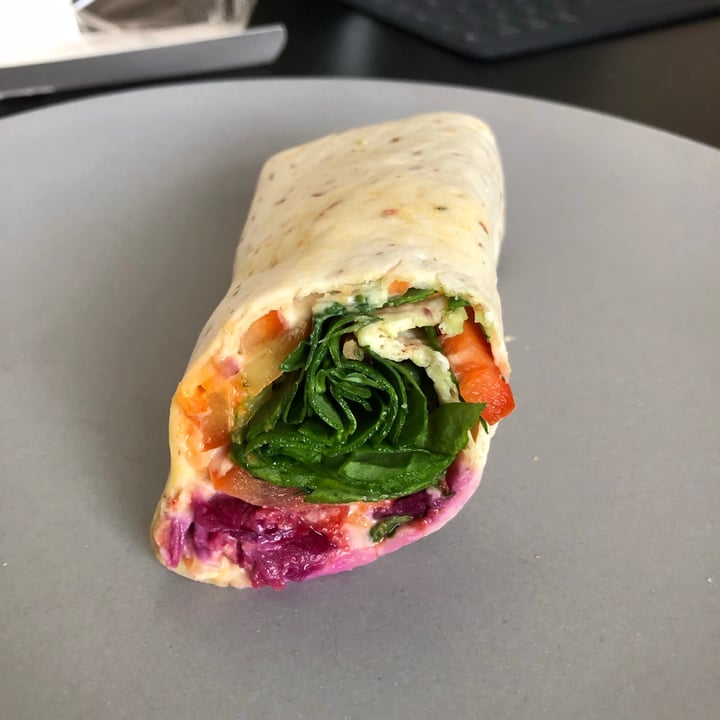 photo of Pret A Manger Houmus & Chipotle Wrap shared by @yourlocalvegan on  08 Jul 2021 - review