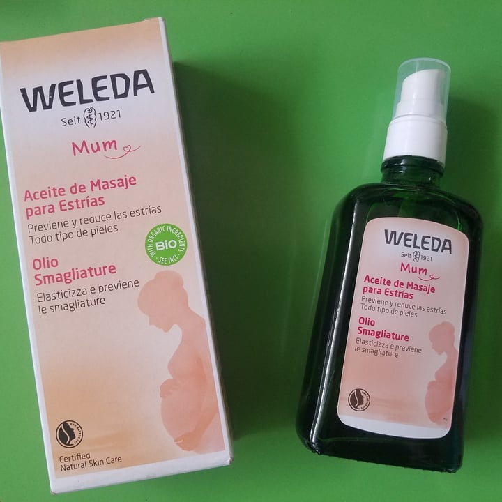 photo of Weleda aceite para masajes para estrías shared by @tatianenaches on  14 Jul 2022 - review