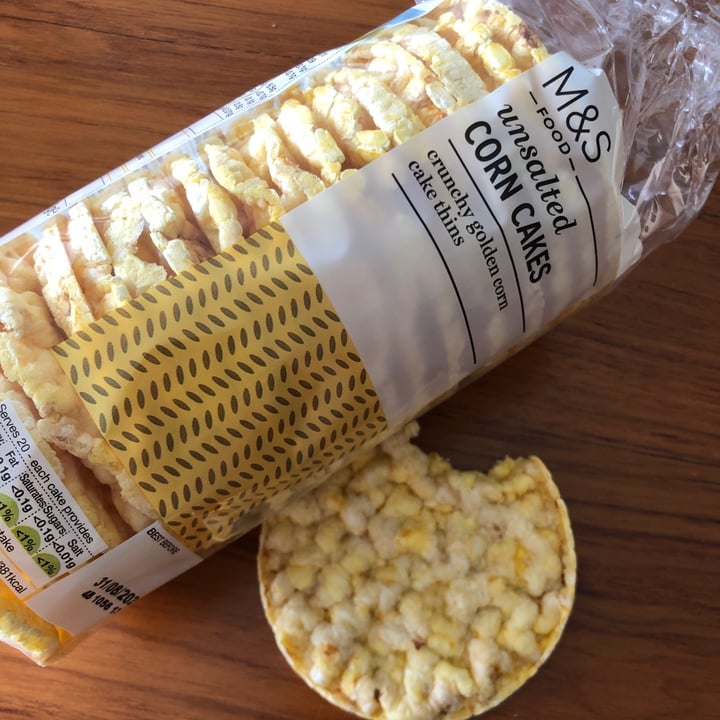 photo of Marks & Spencer Food (M&S) Unsalted Corn Cakes shared by @yuleseats on  14 Jun 2021 - review