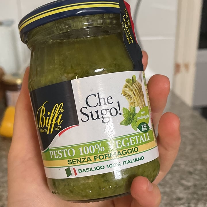 review photo of Biffi Che Sugo! Pesto 100% Vegetale Senza Formaggio Jar shared by @lindads on 01 Apr 2022 - review