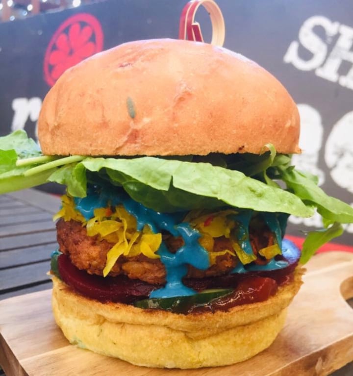 review photo of Red Lime Shack Rainbow burger shared by @zeddog on 18 Mar 2019 - review