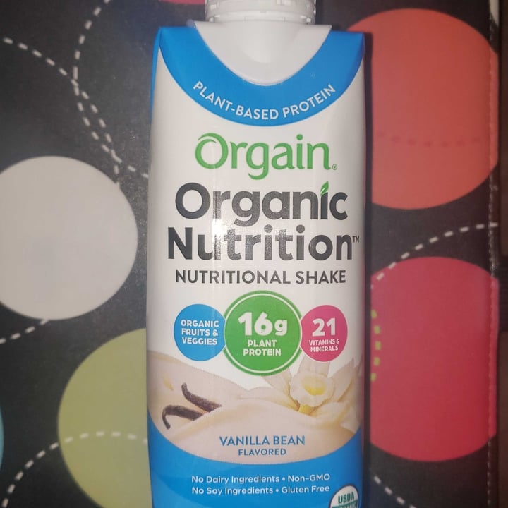photo of Orgain Vegan Organic Nutrition Shake - Vanilla Bean Flavor shared by @phlips429 on  09 May 2022 - review