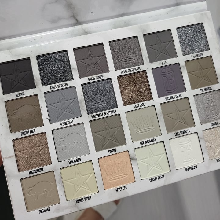 review photo of Jeffree Star Cosmetics cremated palette shared by @taishardt on 16 May 2022 - review