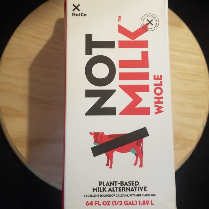 photo of NotCo Not Milk Original shared by @groovygreens on  23 Nov 2021 - review