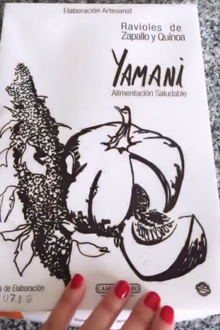 review photo of Yamani Alimentos Ravioles de Zapallo y Quinoa shared by @sofilois20 on 31 Jul 2019 - review
