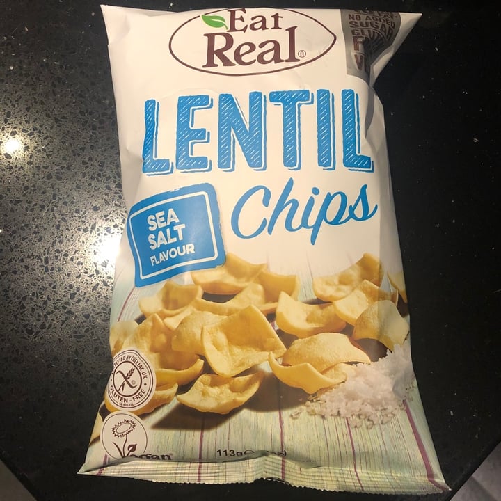 photo of Eat Real Lentil Chips Sea Salt Flavour shared by @cm80 on  20 Mar 2020 - review