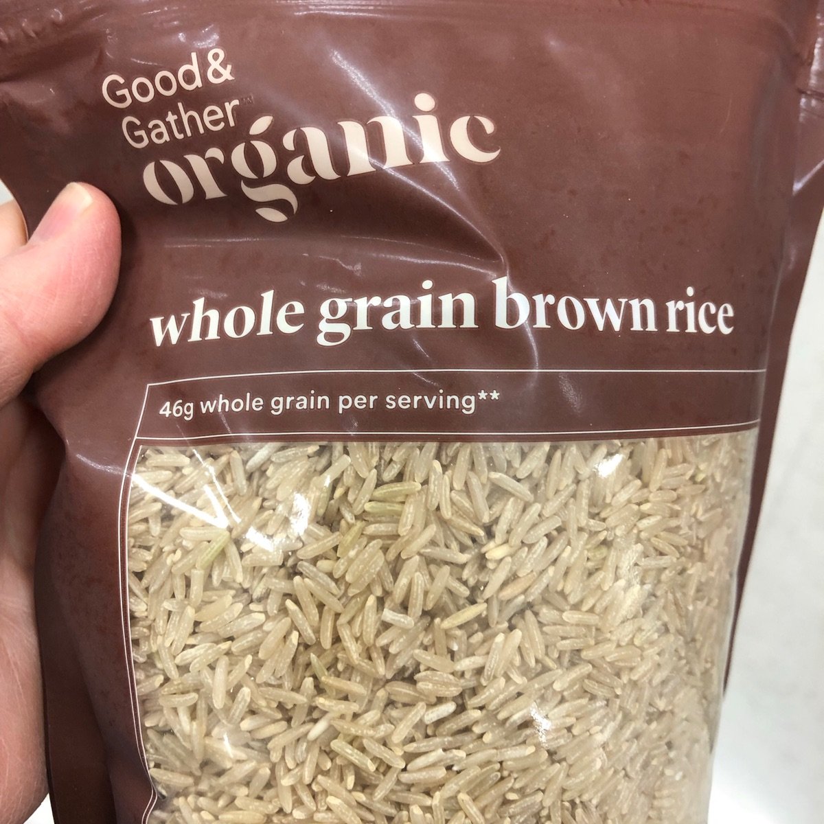 Organic whole grain brown rice from Good & Gather - Vegan Product ...