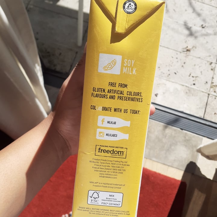 photo of MILKLAB Soy Milk shared by @vuyom1998 on  10 Jul 2020 - review