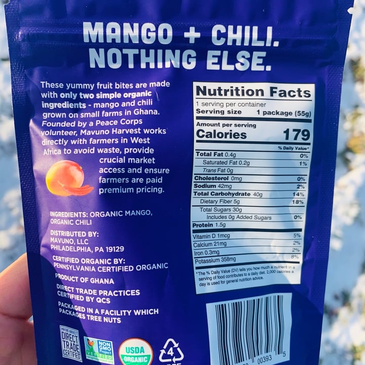 photo of Mavuno Harvest Dried Mango and Chili shared by @iamgodschild on  30 Nov 2021 - review