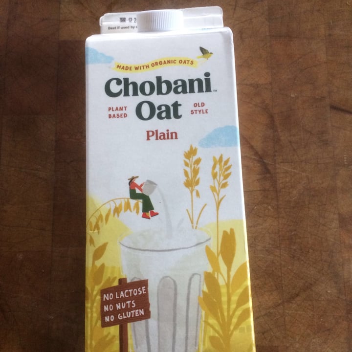 photo of Chobani Plain Oat Milk shared by @fungiforrest on  18 Jan 2021 - review